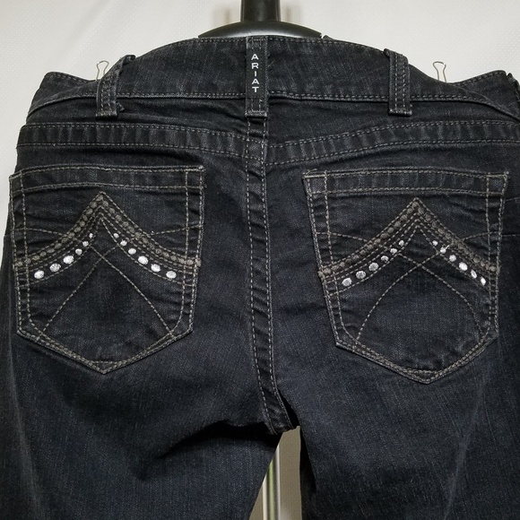 Ariat Denim - Ariat Real Denim Black Riding Jeans 30 Short 30S